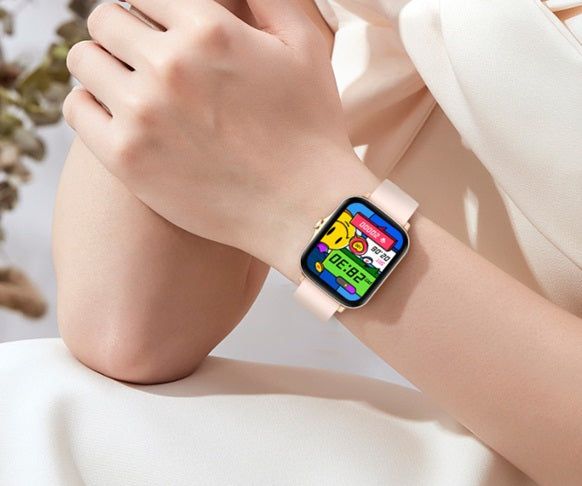 Gizmo Gadgets Smart Watch with Encoder in a stylish design, featuring a colorful digital display on a wrist