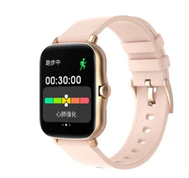 Gizmo Gadgets Smart Watch with Encoder in Gold and Pink with Activity Tracking Features
