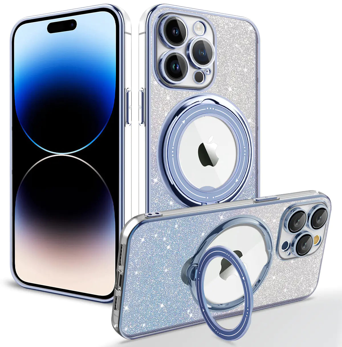 適用於 iPhone 15 Pro Max &amp; 14/13 的旋轉支架保護殼