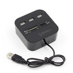 Gizmo Gadgets USB hub with card reader featuring multiple USB ports for easy connectivity