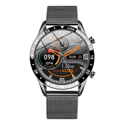 waterproof Smart Watch with a sleek design, displaying heart rate and fitness tracking features